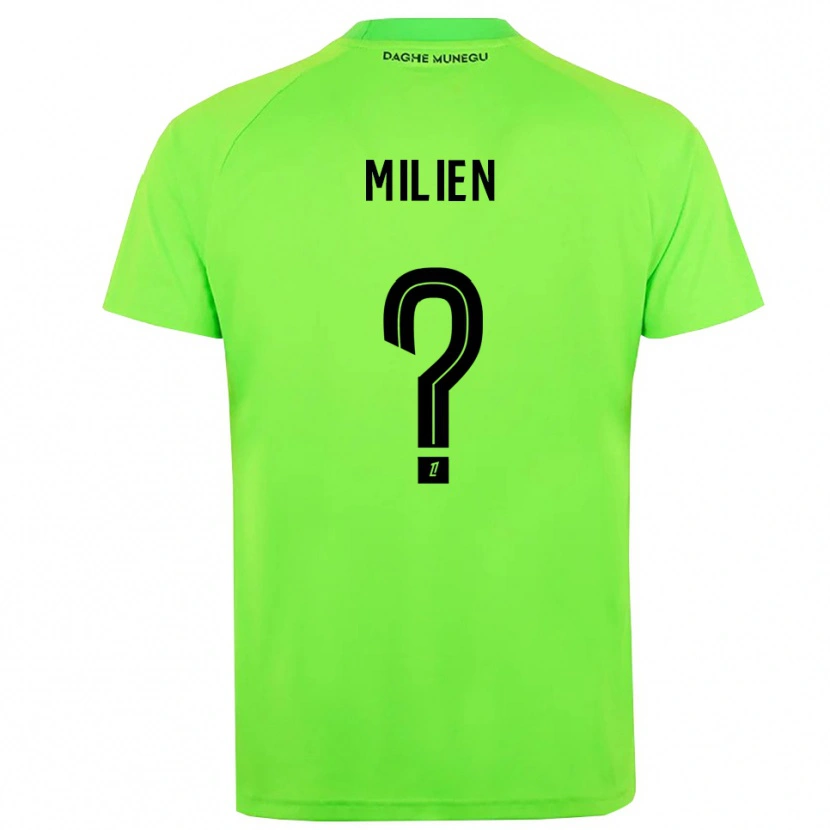 Danxen Homem Kenley Milien #0 Verde Preto Camisola Guarda-Redes 2025/26 Camisa Brasil