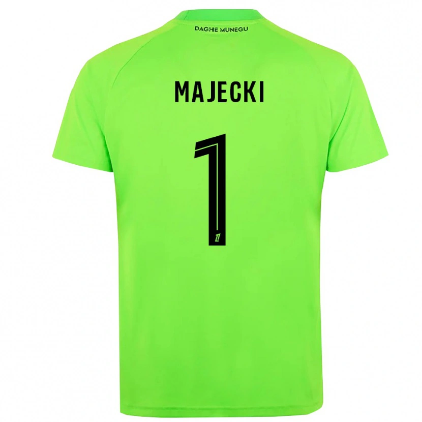 Danxen Homem Radoslaw Majecki #1 Verde Preto Camisola Guarda-Redes 2025/26 Camisa Brasil