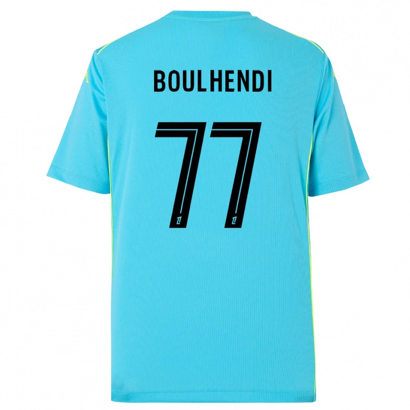 Danxen Homem Teddy Boulhendi #77 Azul Céu Preto Camisola Guarda-Redes 2025/26 Camisa Brasil