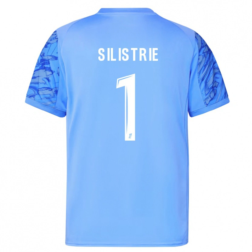 Danxen Homem Mathys Silistrie #1 Azul Branco Camisola Guarda-Redes 2025/26 Camisa Brasil