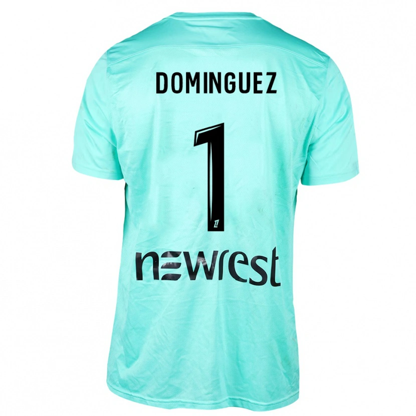 Danxen Homem Álex Domínguez #1 Ciano Preto Camisola Guarda-Redes 2025/26 Camisa Brasil