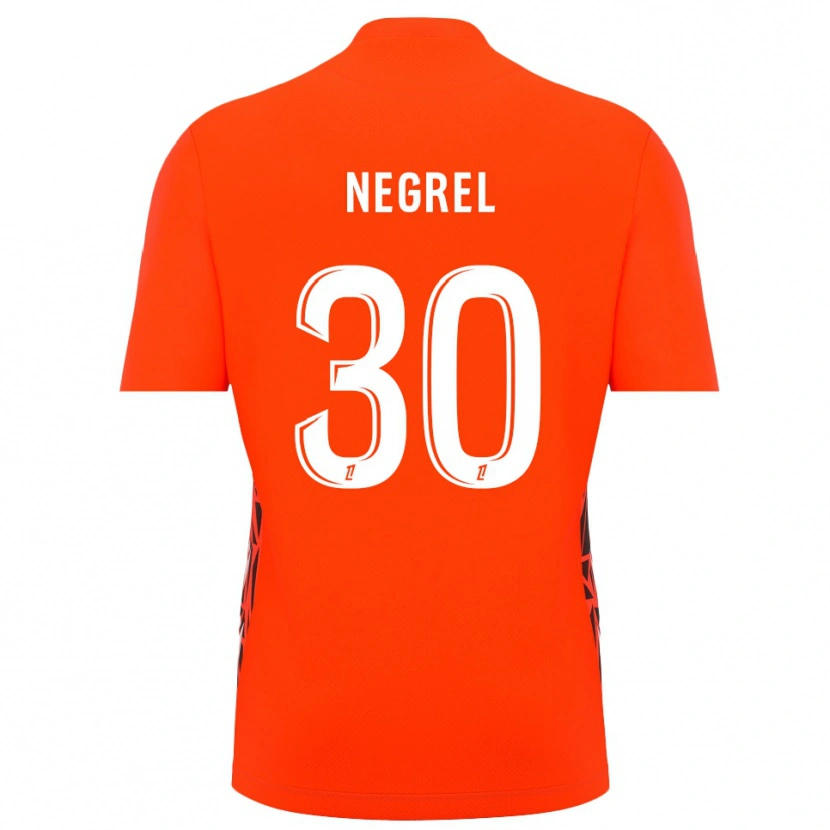 Danxen Homem Tom Negrel #30 Branco Laranja Camisola Guarda-Redes 2025/26 Camisa Brasil