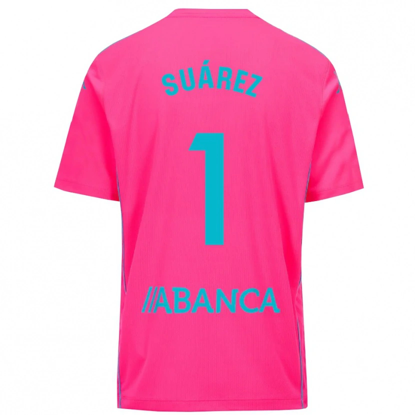 Danxen Homem Brais Suárez #1 Rosa Profundo Preto Camisola Guarda-Redes 2025/26 Camisa Brasil