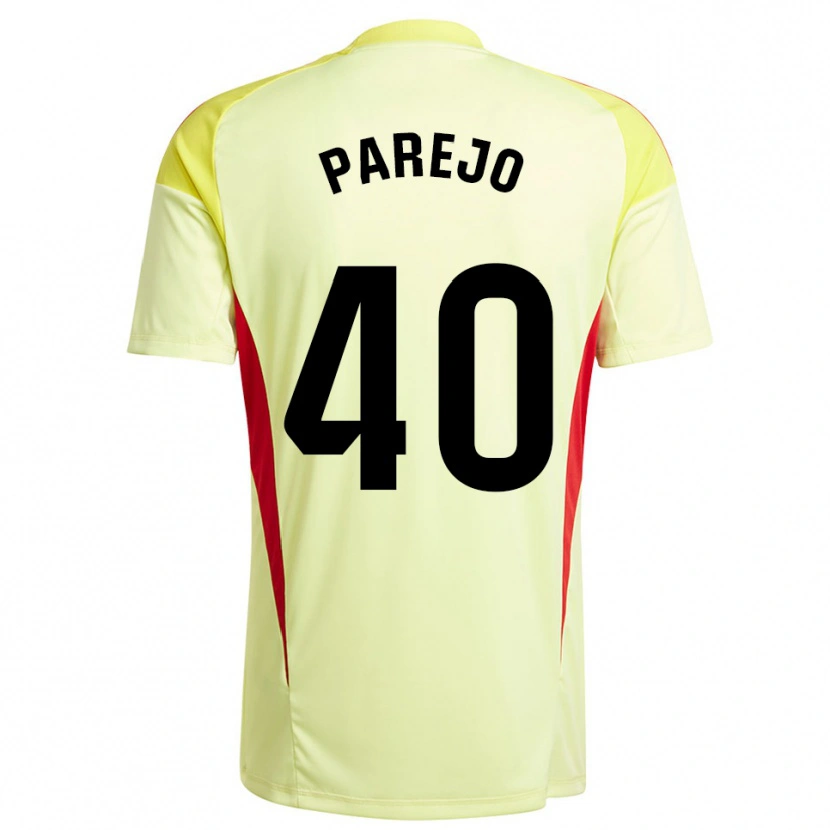 Danxen Homem Jesús Parejo #40 Amarelo Claro Preto Camisola Guarda-Redes 2025/26 Camisa Brasil
