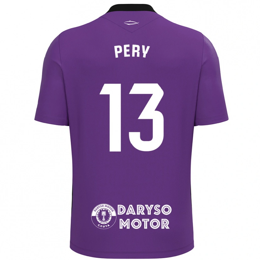Danxen Homem Pery #13 Roxo Branco Camisola Guarda-Redes 2025/26 Camisa Brasil