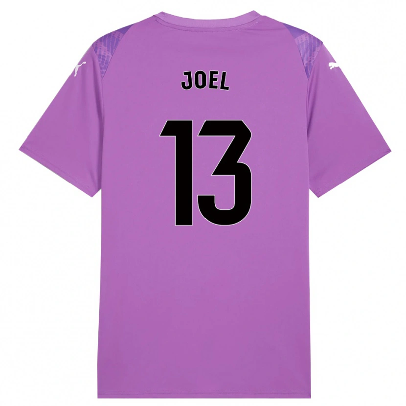 Danxen Homem Christian Joel #13 Lilás Preto Camisola Guarda-Redes 2025/26 Camisa Brasil