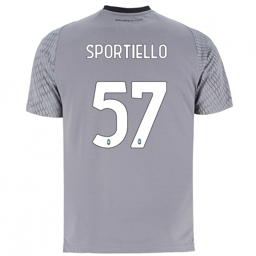 Danxen Homem Marco Sportiello #57 Cinza Azul Vermelho Camisola Guarda-Redes 2025/26 Camisa Brasil