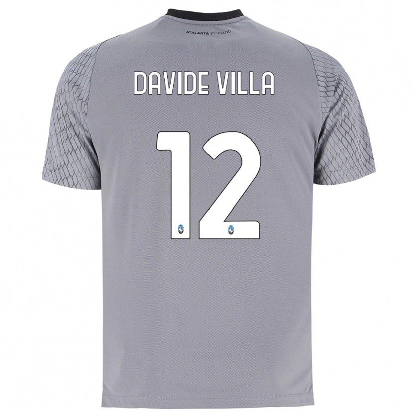 Danxen Homem Matteo Davide Villa #12 Cinza Azul Vermelho Camisola Guarda-Redes 2025/26 Camisa Brasil