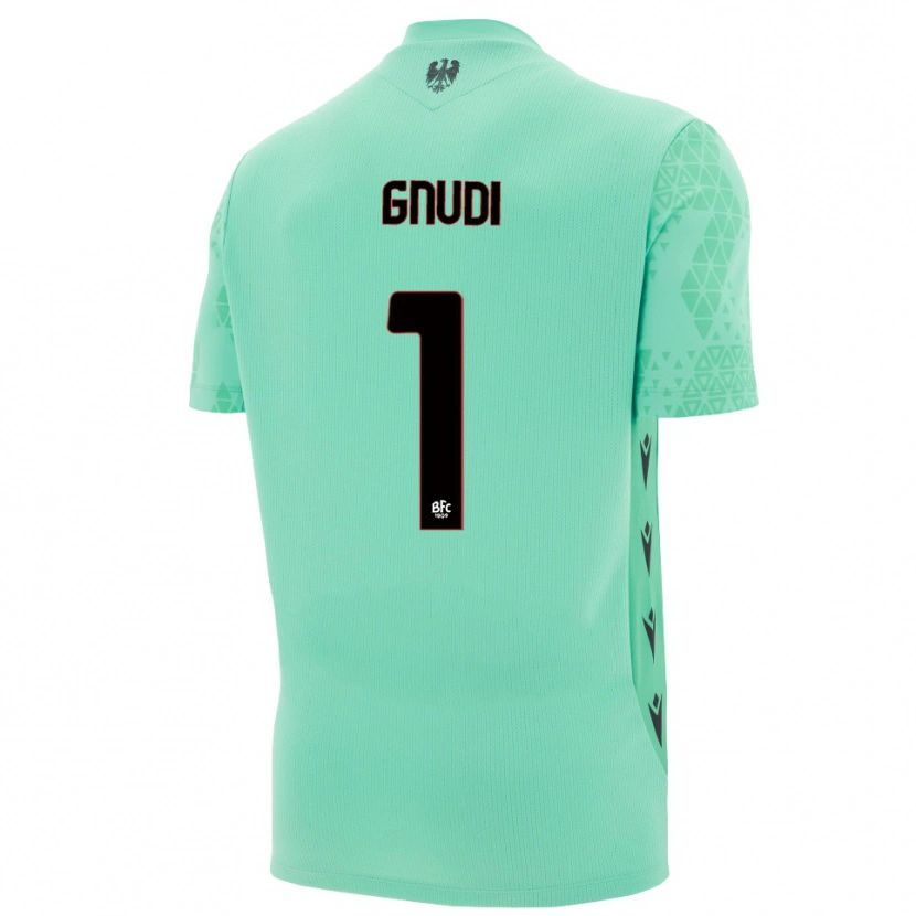 Danxen Homem Riccardo Gnudi #1 Azul Menta Preto Camisola Guarda-Redes 2025/26 Camisa Brasil