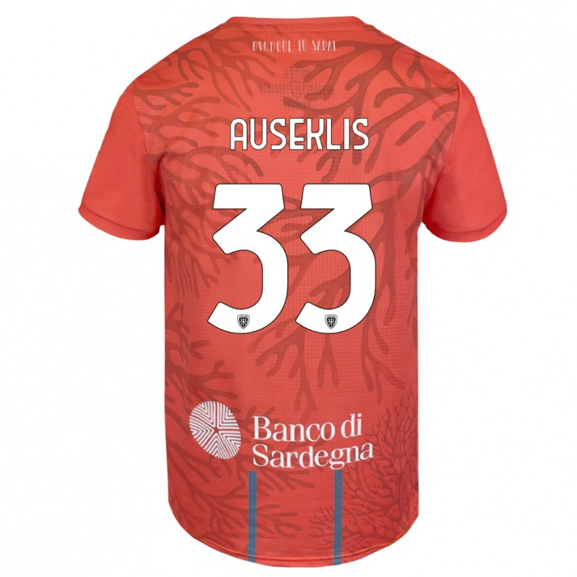 Danxen Homem Henrijs Auseklis #33 Laranja Vermelho Branco Camisola Guarda-Redes 2025/26 Camisa Brasil
