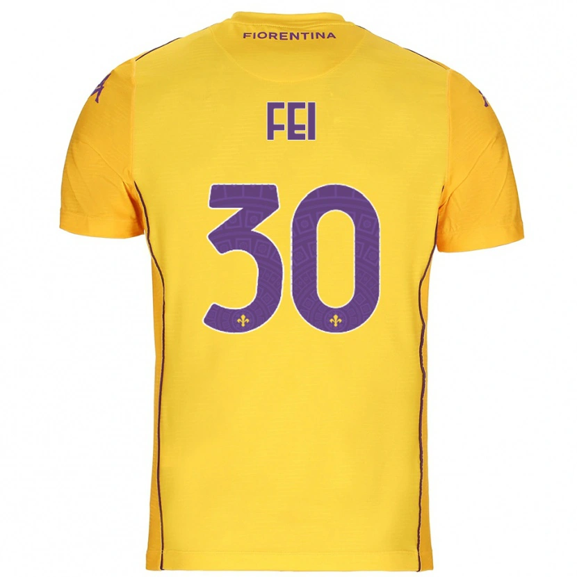Danxen Homem Gianmaria Fei #30 Laranja Amarelo Roxo Camisola Guarda-Redes 2025/26 Camisa Brasil