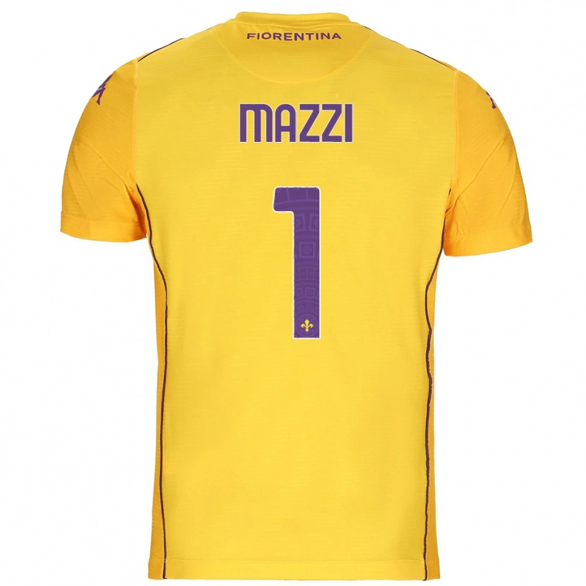 Danxen Homem Tommaso Mazzi #1 Laranja Amarelo Roxo Camisola Guarda-Redes 2025/26 Camisa Brasil