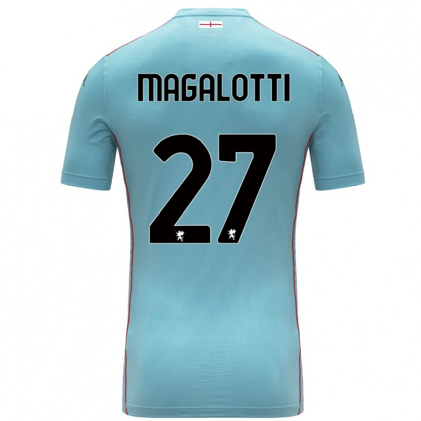 Danxen Homem Gabriele Magalotti #27 Azul Cinza Camisola Guarda-Redes 2025/26 Camisa Brasil