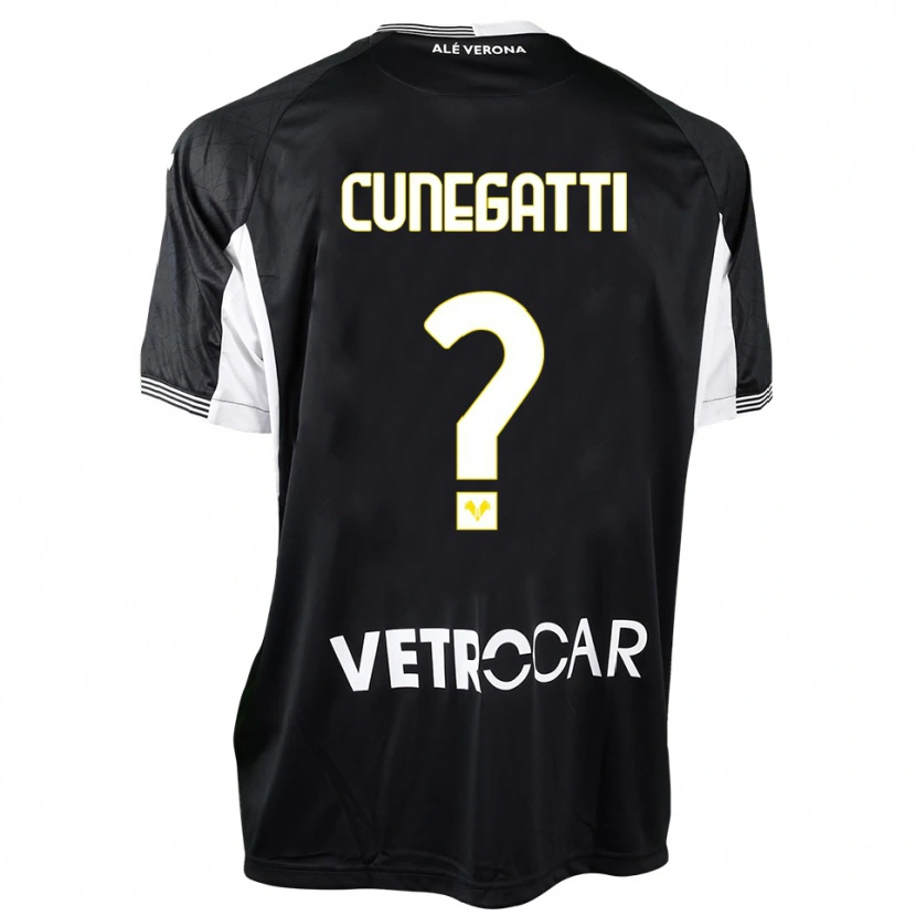 Danxen Homem Andrea Cunegatti #0 Preto Branco Camisola Guarda-Redes 2025/26 Camisa Brasil