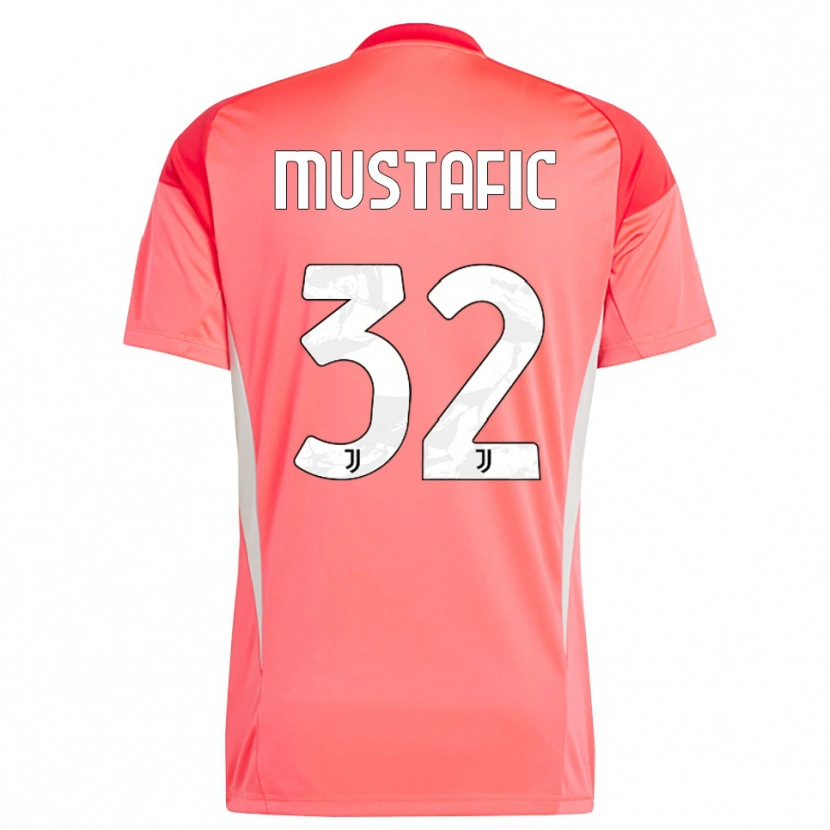 Danxen Homem Emma Mustafic #32 Laranja Vermelho Camisola Guarda-Redes 2025/26 Camisa Brasil