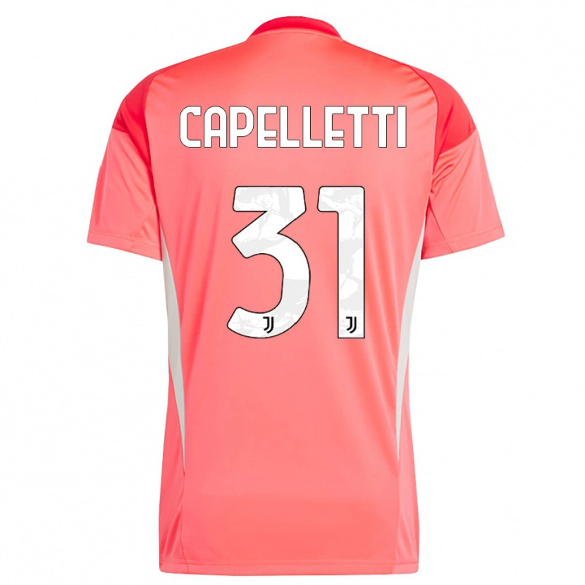 Danxen Homem Alessia Capelletti #31 Laranja Vermelho Camisola Guarda-Redes 2025/26 Camisa Brasil