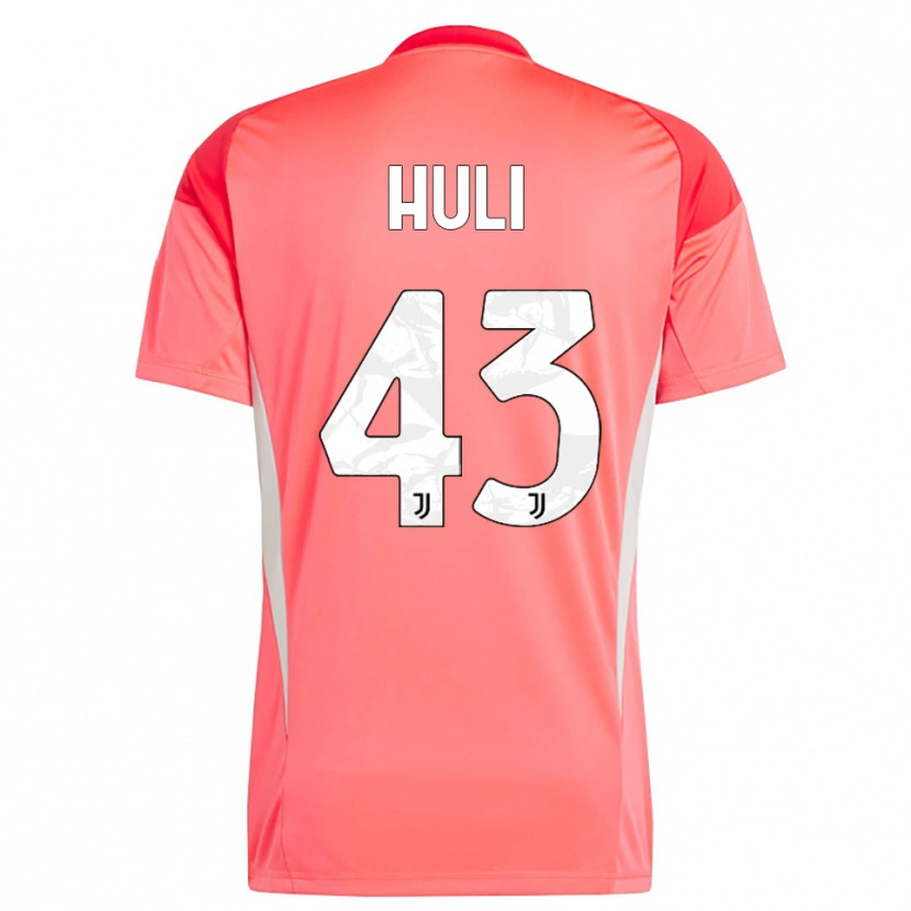 Danxen Homem Raffaele Huli #43 Laranja Vermelho Camisola Guarda-Redes 2025/26 Camisa Brasil
