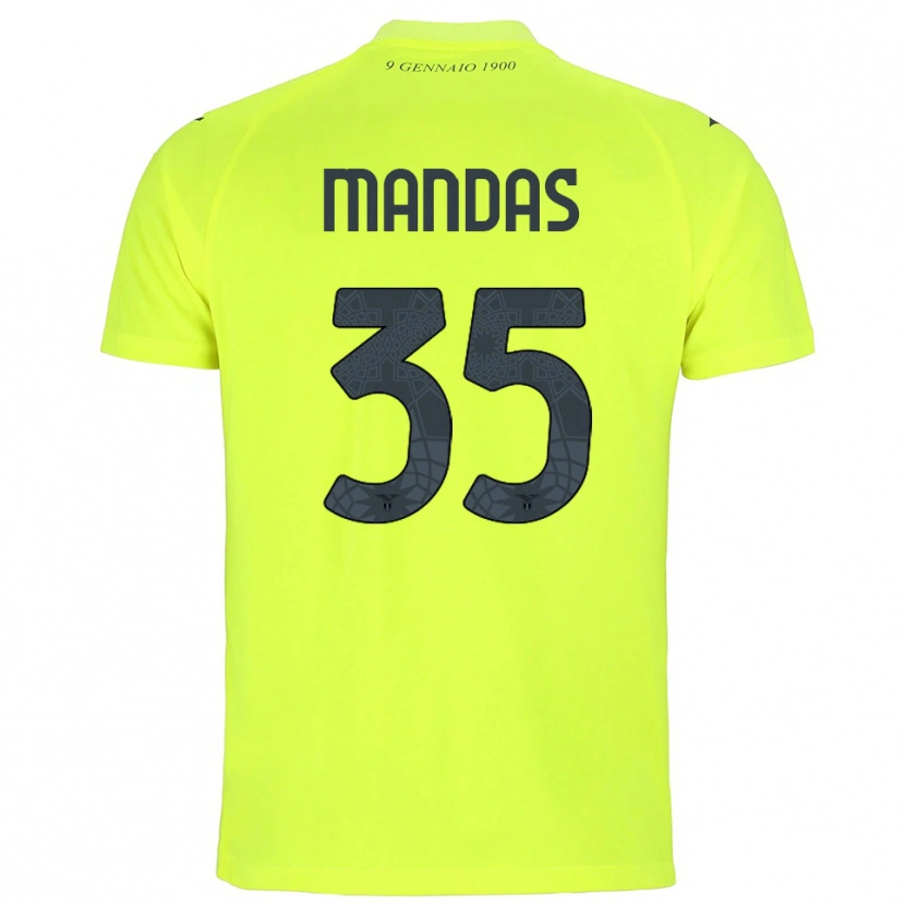 Danxen Homem Christos Mandas #35 Verde Fluorescente Camisola Guarda-Redes 2025/26 Camisa Brasil