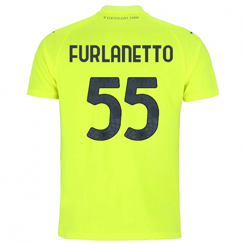 Danxen Homem Alessio Furlanetto #55 Verde Fluorescente Camisola Guarda-Redes 2025/26 Camisa Brasil