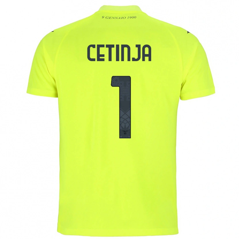 Danxen Homem Sara Cetinja #1 Verde Fluorescente Camisola Guarda-Redes 2025/26 Camisa Brasil