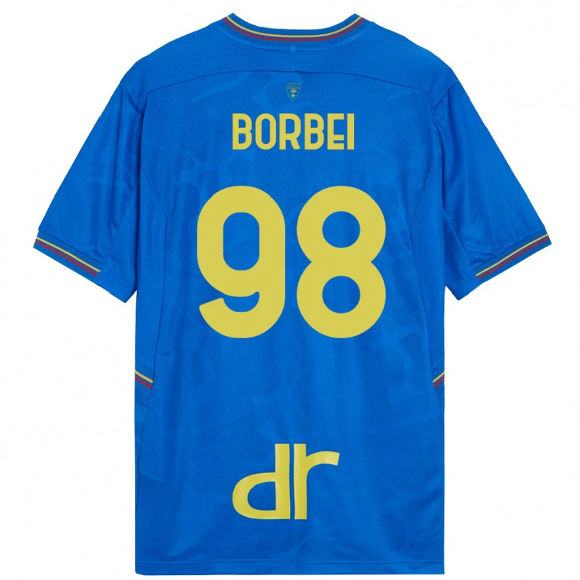 Danxen Homem Alexandru Borbei #98 Azul Real Marrom Camisola Guarda-Redes 2025/26 Camisa Brasil