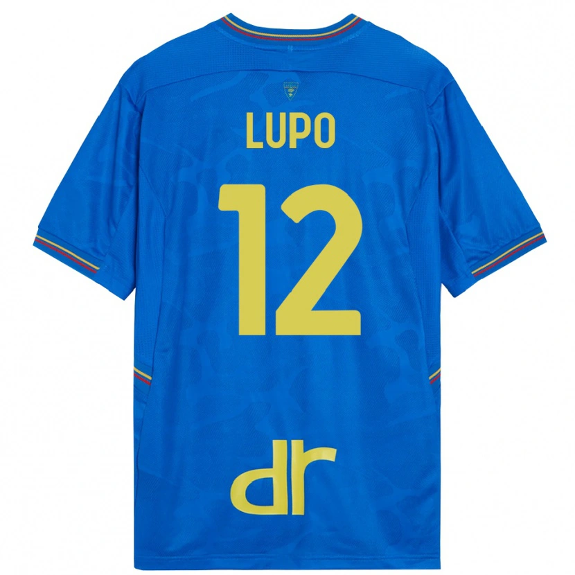 Danxen Homem Christian Lupo #12 Azul Real Marrom Camisola Guarda-Redes 2025/26 Camisa Brasil