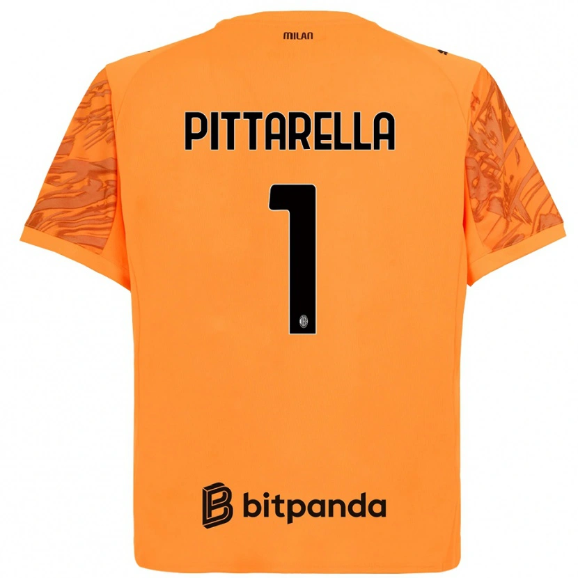 Danxen Homem Matteo Pittarella #1 Preto Amarelo Laranja Camisola Guarda-Redes 2025/26 Camisa Brasil