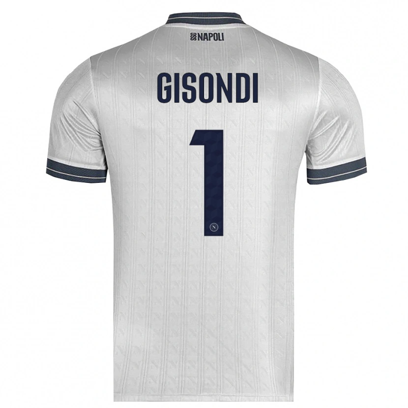Danxen Homem Francesco Gisondi #1 Cinza Claro Camisola Guarda-Redes 2025/26 Camisa Brasil