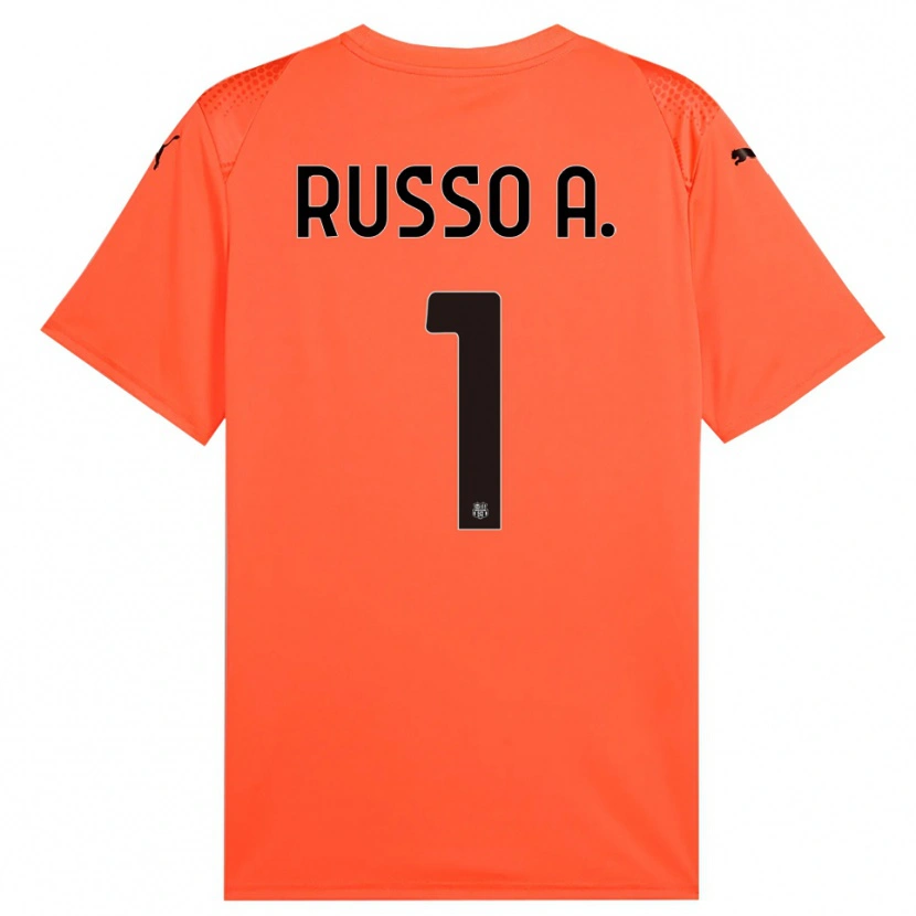 Danxen Homem Alessandro Russo #1 Preto Laranja Camisola Guarda-Redes 2025/26 Camisa Brasil