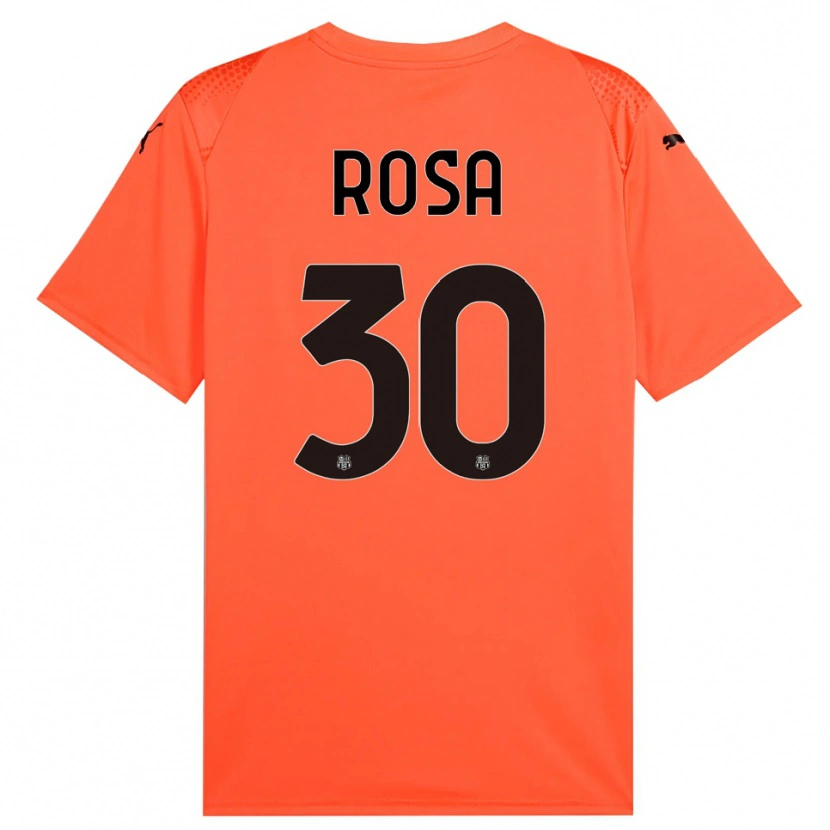 Danxen Homem Enrico Rosa #30 Preto Laranja Camisola Guarda-Redes 2025/26 Camisa Brasil