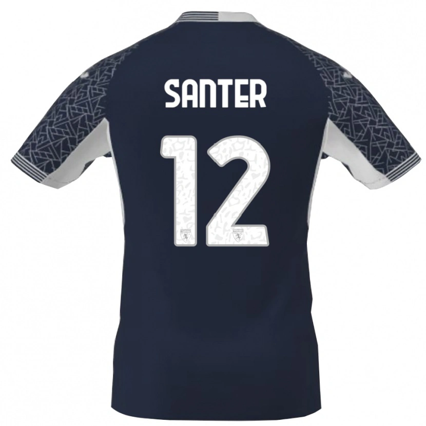 Danxen Homem Leonardo Santer #12 Azul Preto Branco Camisola Guarda-Redes 2025/26 Camisa Brasil