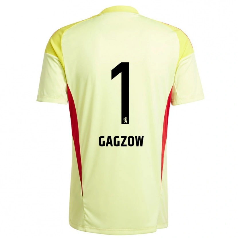 Danxen Homem Fritz Gagzow #1 Amarelo Claro Preto Camisola Guarda-Redes 2025/26 Camisa Brasil