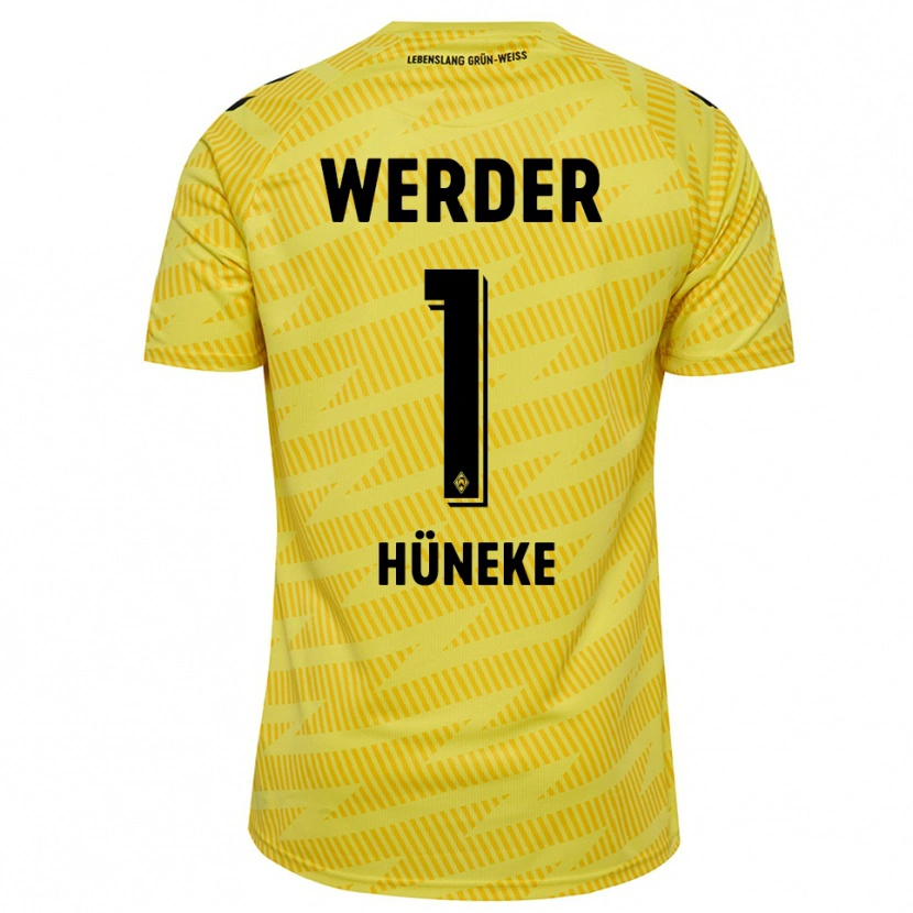 Danxen Homem Win Hüneke #1 Preto Amarelo Camisola Guarda-Redes 2025/26 Camisa Brasil