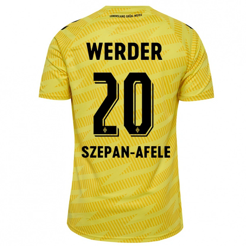 Danxen Homem Gianni Szepan-Afele #20 Preto Amarelo Camisola Guarda-Redes 2025/26 Camisa Brasil