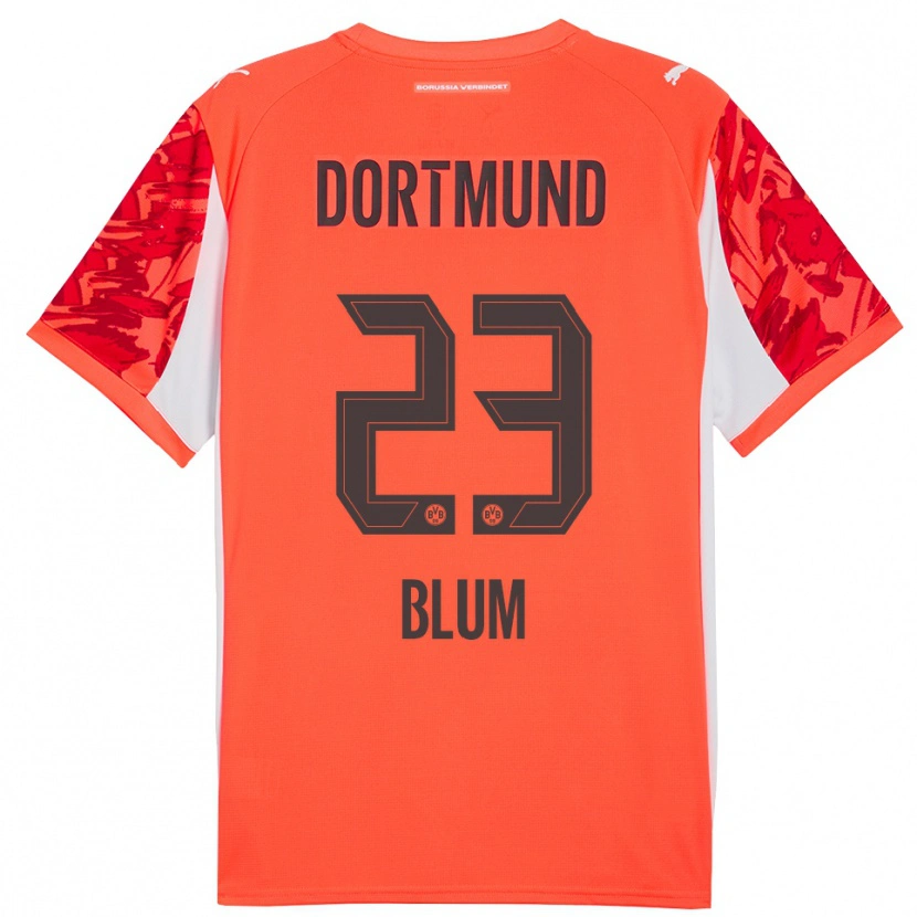 Danxen Homem Caroline Blum #23 Laranja Vermelho Camisola Guarda-Redes 2025/26 Camisa Brasil