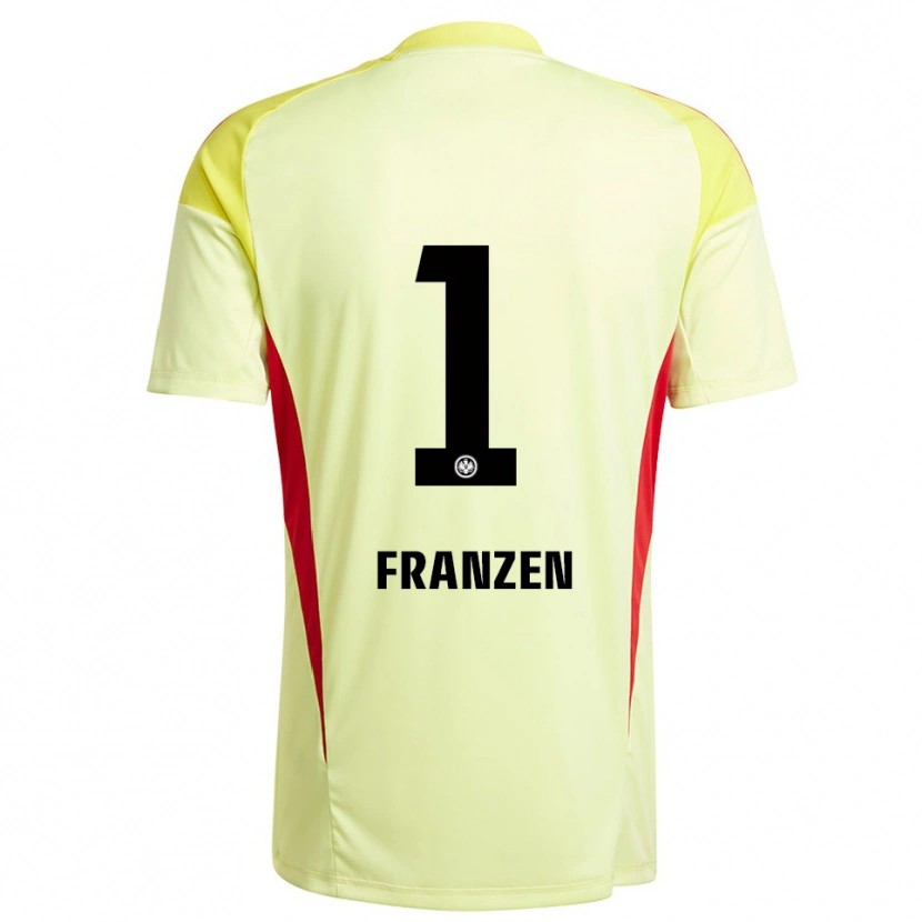 Danxen Homem Marlon Franzen #1 Amarelo Claro Preto Camisola Guarda-Redes 2025/26 Camisa Brasil