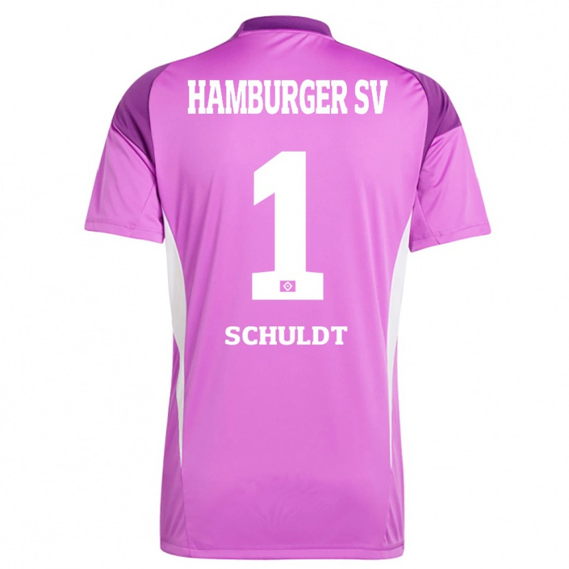 Danxen Homem Inga Schuldt #1 Roxo Lilás Branco Camisola Guarda-Redes 2025/26 Camisa Brasil