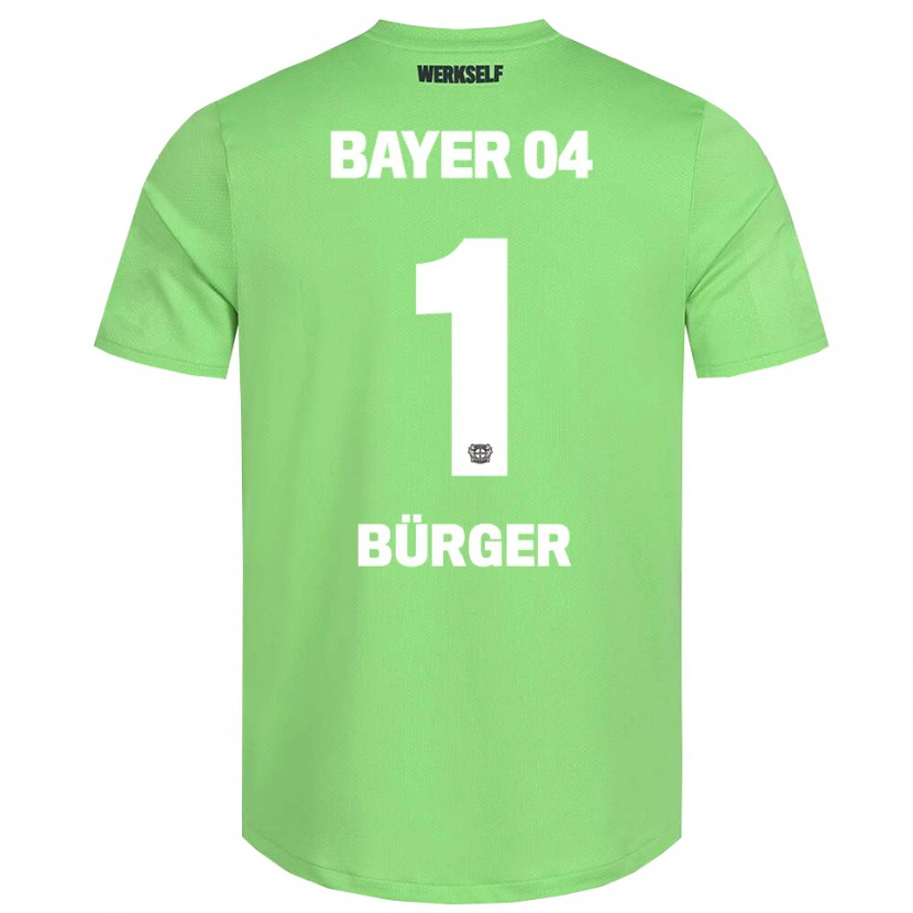 Danxen Homem Elias Bürger #1 Branco Verde Claro Camisola Guarda-Redes 2025/26 Camisa Brasil