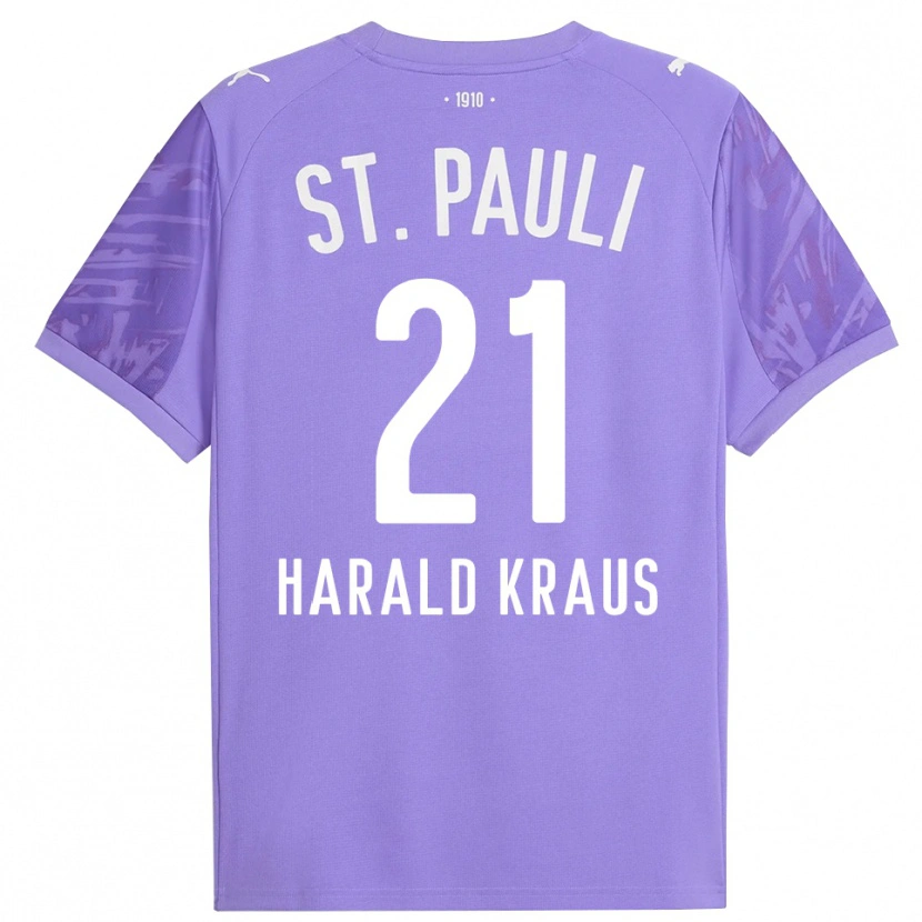 Danxen Homem Stefan Harald Kraus #21 Preto Roxo Médio Camisola Guarda-Redes 2025/26 Camisa Brasil