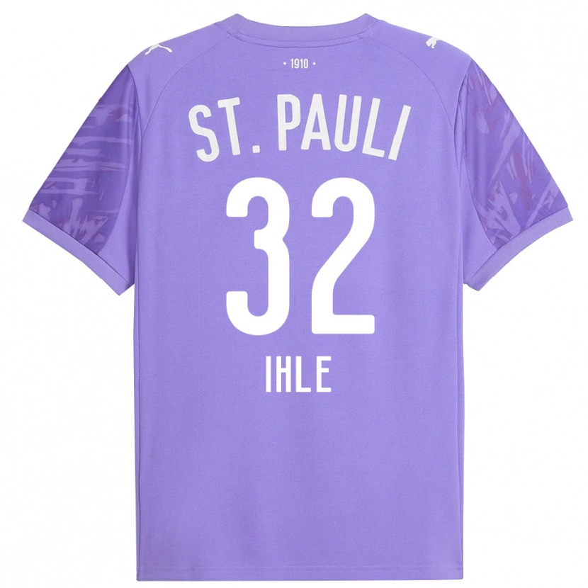 Danxen Homem Friederike Ihle #32 Preto Roxo Médio Camisola Guarda-Redes 2025/26 Camisa Brasil