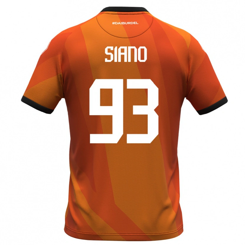 Danxen Homem Alessandro Siano #93 Branco Coral Preto Camisola Guarda-Redes 2025/26 Camisa Brasil