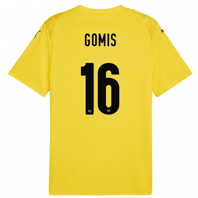 Danxen Homem Alfred Gomis #16 Amarelo Preto Camisola Guarda-Redes 2025/26 Camisa Brasil