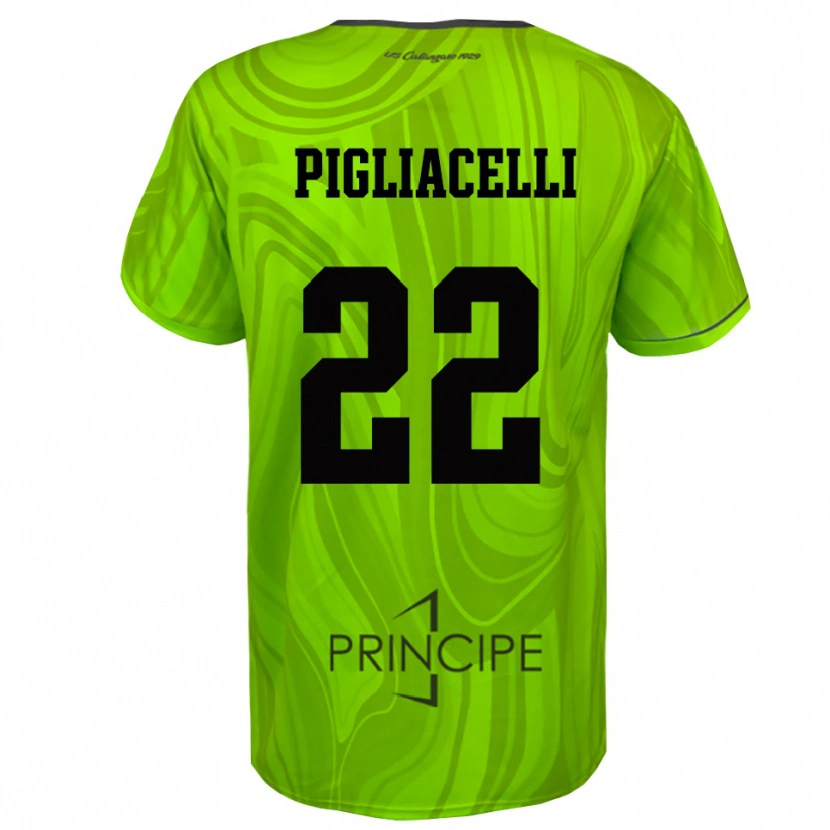 Danxen Homem Mirko Pigliacelli #22 Preto Verde Amarelo Camisola Guarda-Redes 2025/26 Camisa Brasil