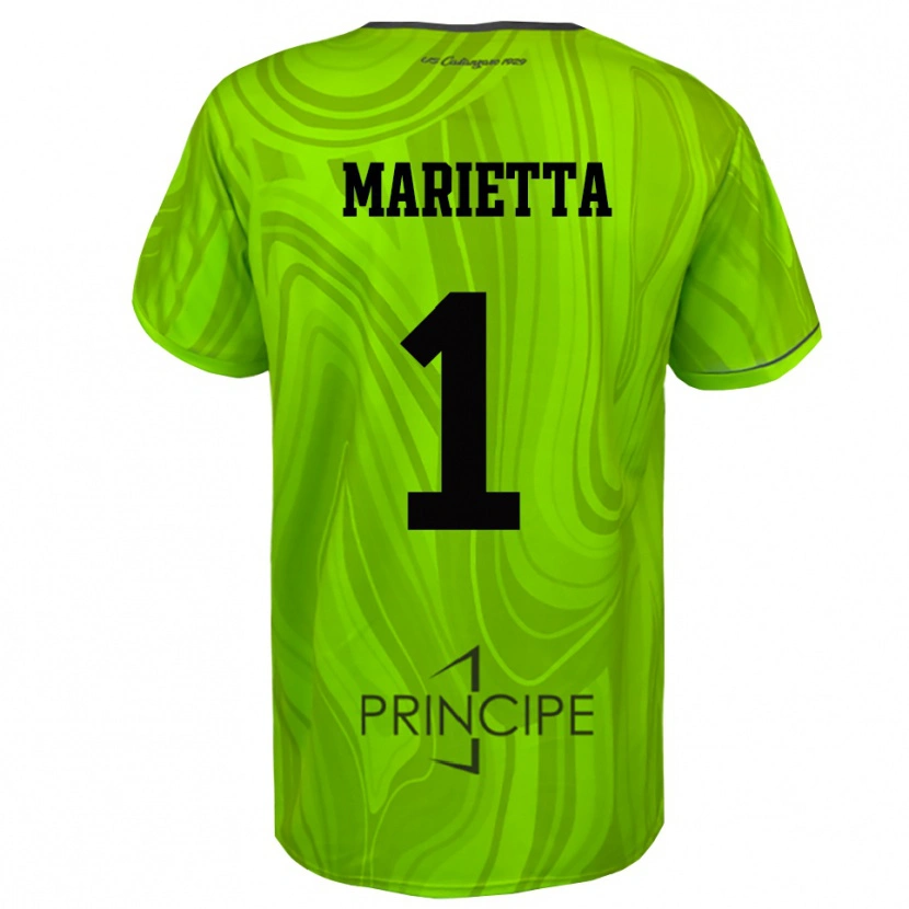 Danxen Homem Christian Marietta #1 Preto Verde Amarelo Camisola Guarda-Redes 2025/26 Camisa Brasil