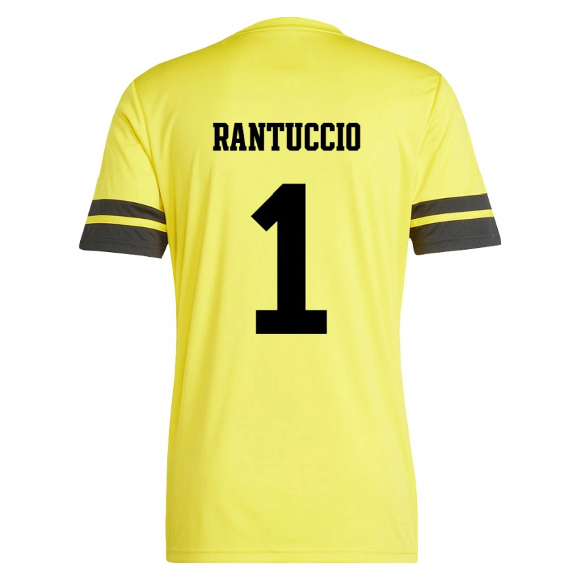 Danxen Homem Carmelo Rantuccio #1 Amarelo Preto Camisola Guarda-Redes 2025/26 Camisa Brasil