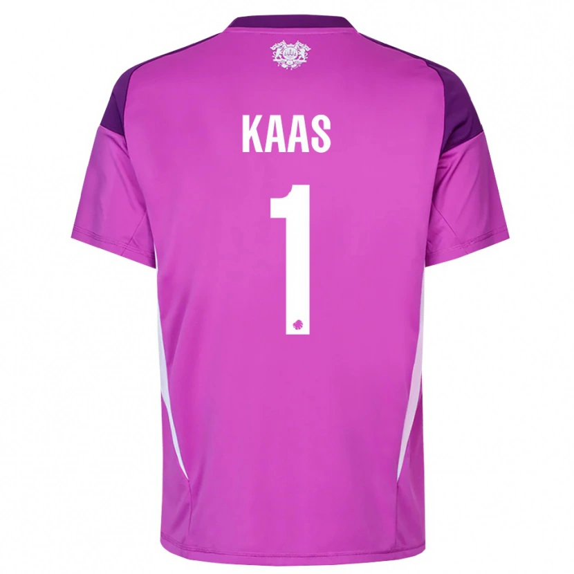 Danxen Homem Anna Kaas #1 Branco Lilás Roxo Camisola Guarda-Redes 2025/26 Camisa Brasil
