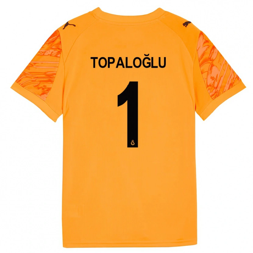 Danxen Homem Eren Topaloğlu #1 Preto Laranja Escuro Camisola Guarda-Redes 2025/26 Camisa Brasil