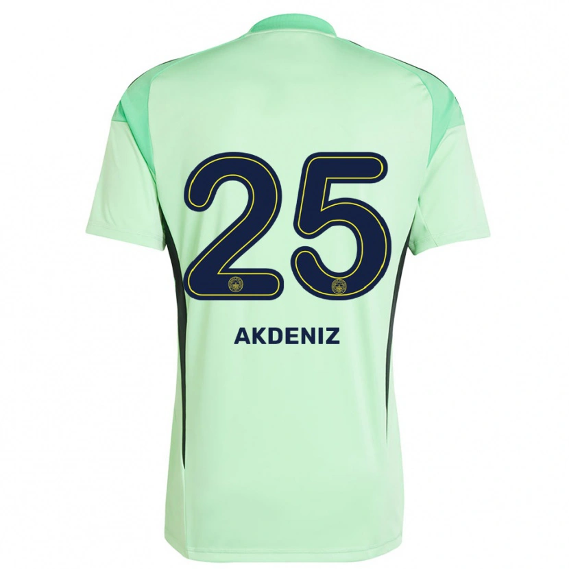 Danxen Homem Zeynep Akdeniz #25 Preto Verde Claro Camisola Guarda-Redes 2025/26 Camisa Brasil