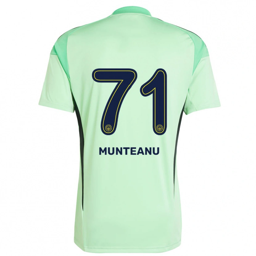 Danxen Homem Natalia Munteanu #71 Preto Verde Claro Camisola Guarda-Redes 2025/26 Camisa Brasil