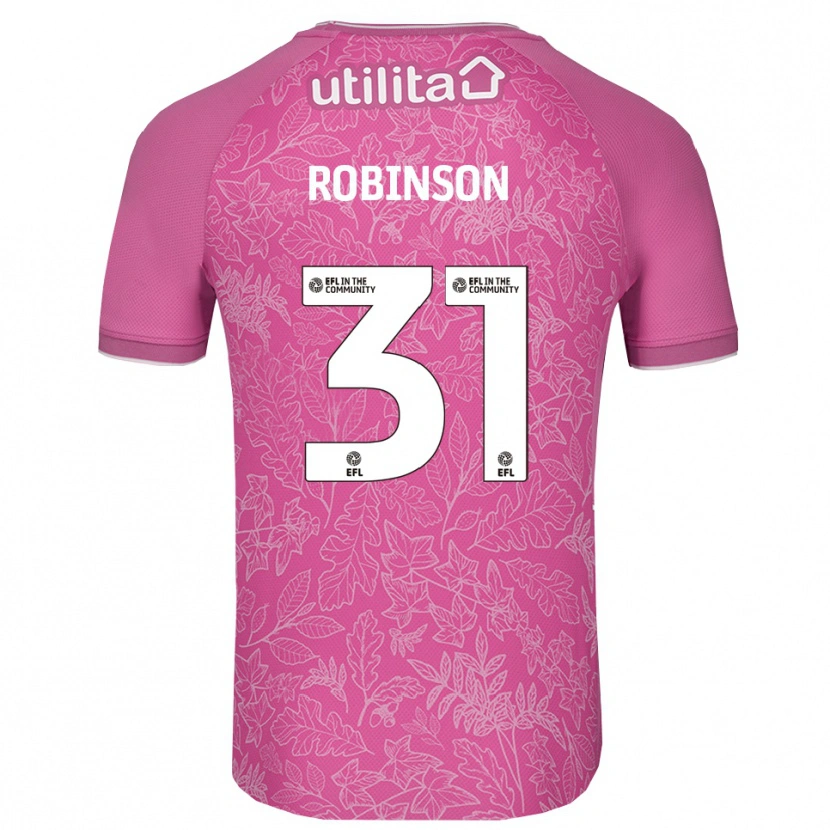Danxen Homem Leah Robinson #31 Preto Rosa Camisola Guarda-Redes 2025/26 Camisa Brasil